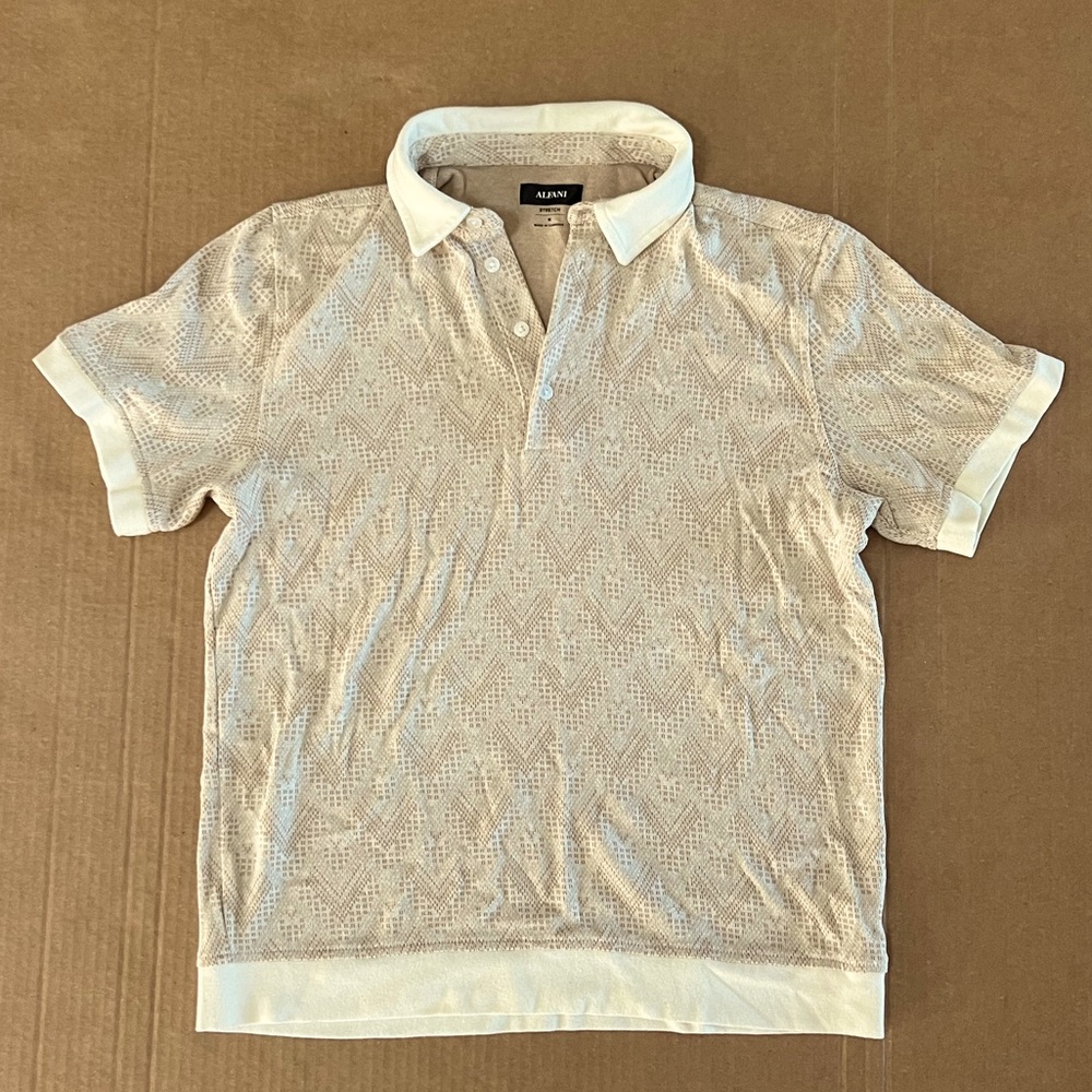 Alfani Patterned Polo